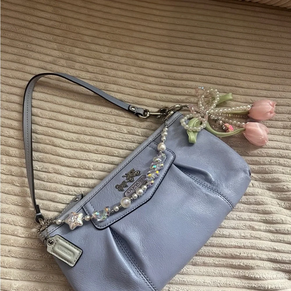 Coach Lavender Shoulder Bag - Picture 7 of 10
